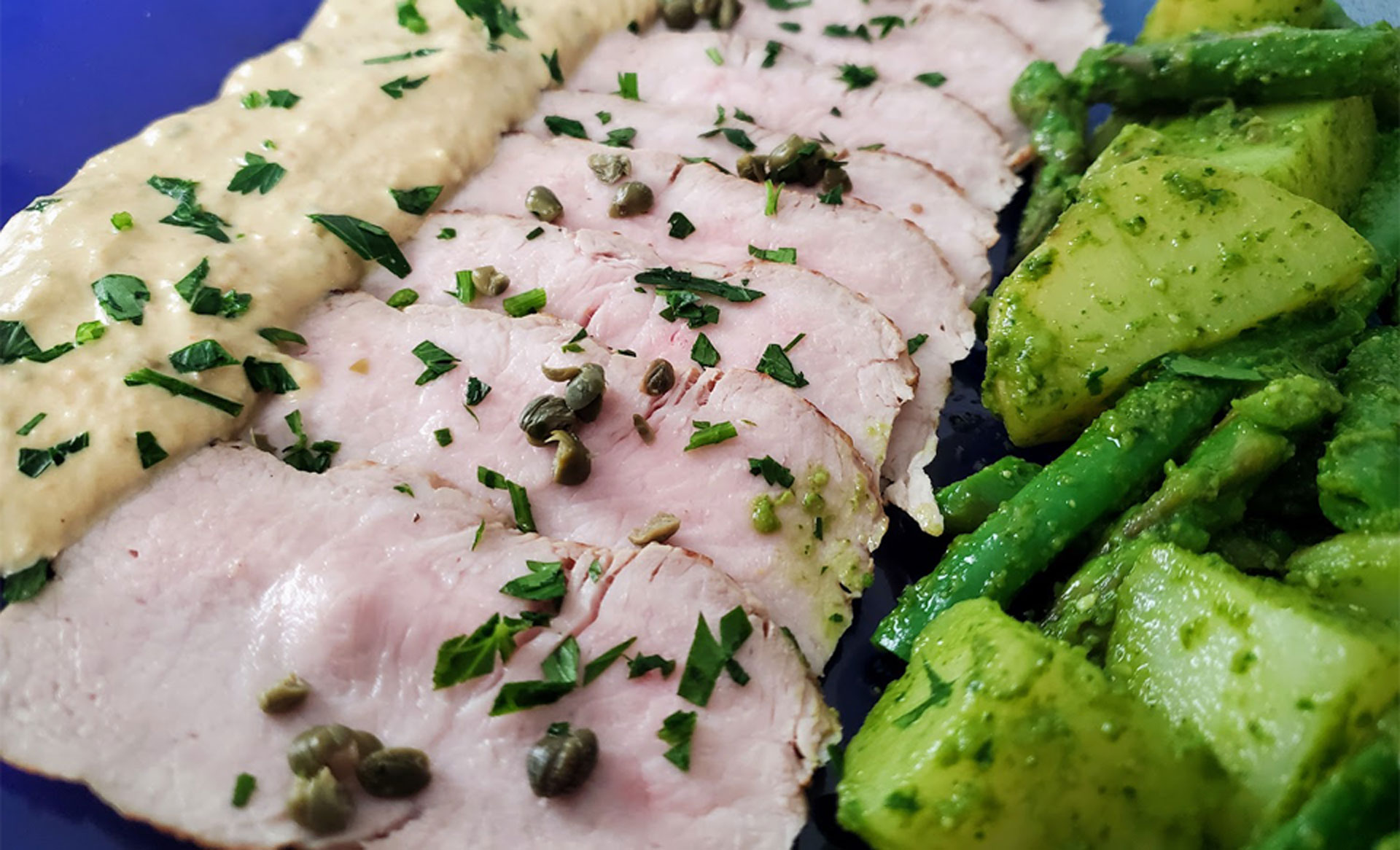 Vitello Tonnato (Cold Loin of Veal with Tuna Caper Sauce)